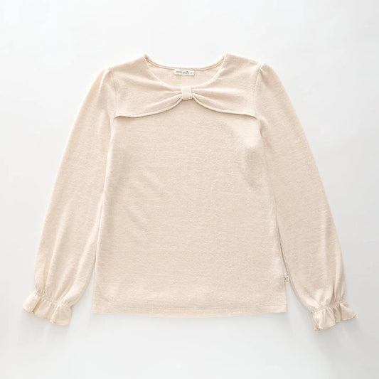 Bow Front Knit Top Ollies Place