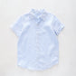 Boy's Baby Blue Linen Collared Shirt Ollies Place