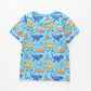 Boy's Blue T-shirt With Dinosaur Print Ollies Place