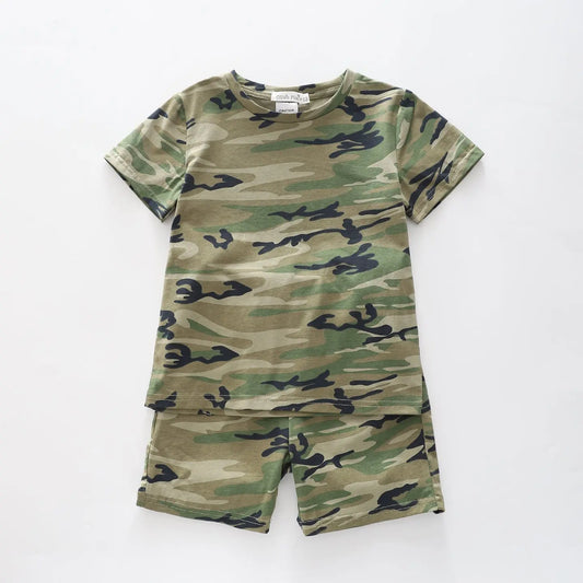 Boy's Camo Pyjama Set Ollies Place