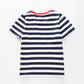 Boy's Striped T-shirt With Vehicle Print Ollies Place