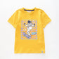 Boy's Yellow T-shirt With Skater Mode Print Ollies Place