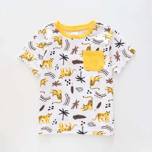 Boys Animal Tee - Tiger Tamer Ollies Place