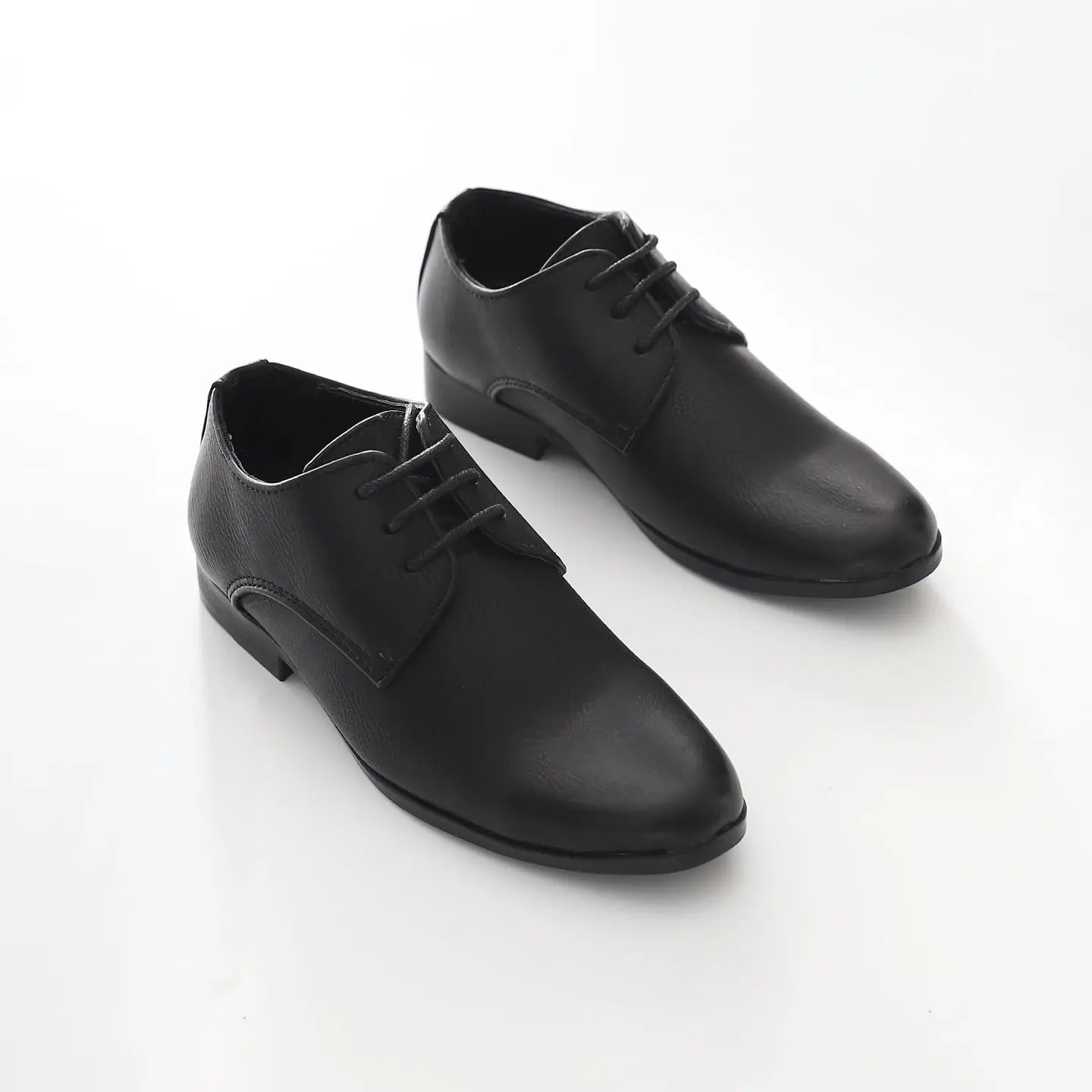 Boys Black Formal Lace Up Shoes Ollies Place