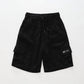 Boys Black Linen Blend Cargo Shorts Ollies Place