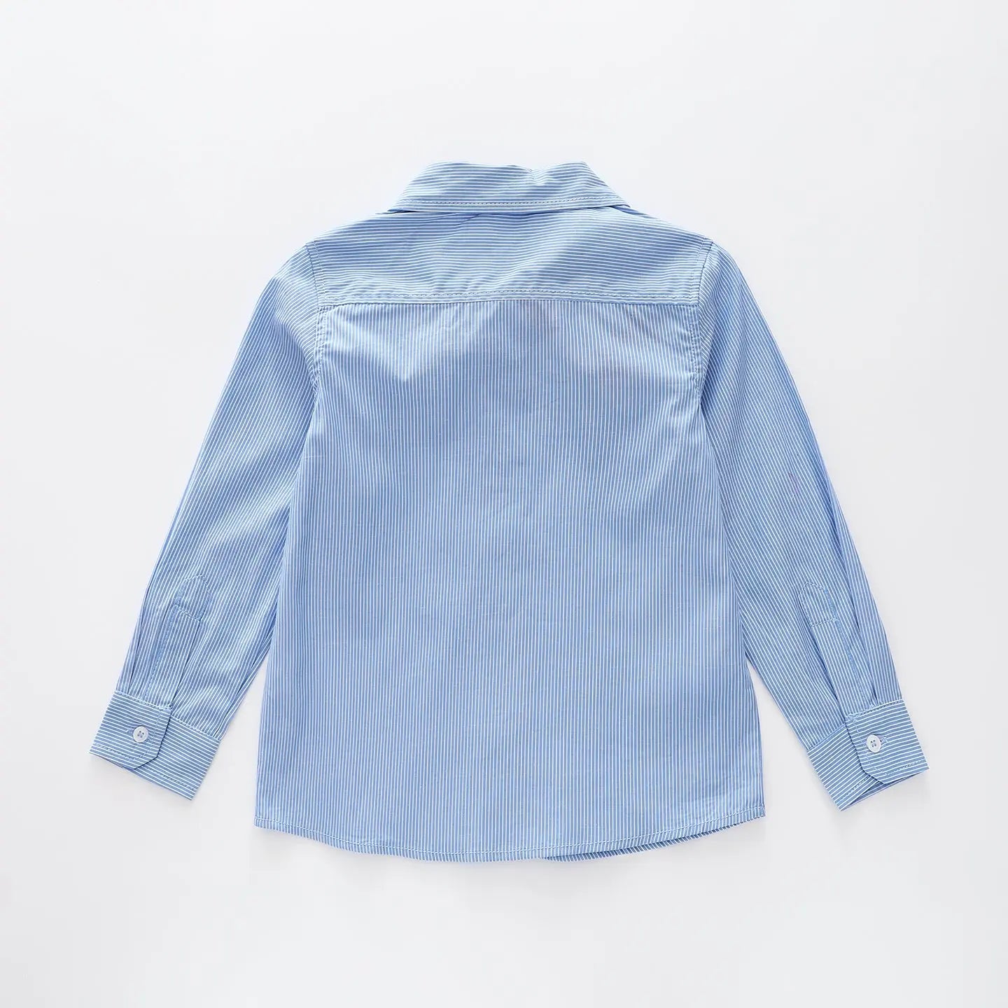 Boys Blue Pinstripe Shirt Ollies Place