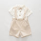 Boys Bow Tie Shirt, Shorts and Braces Outfit Ollies Place