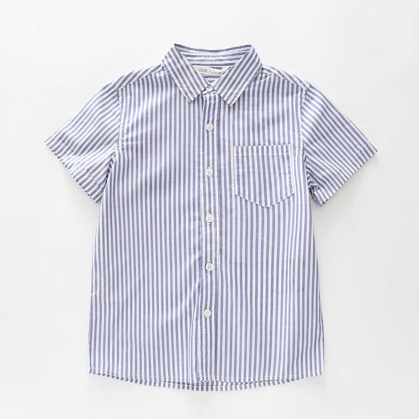 Boys Classic Collared Shirt Short Sleeve Ollies Place