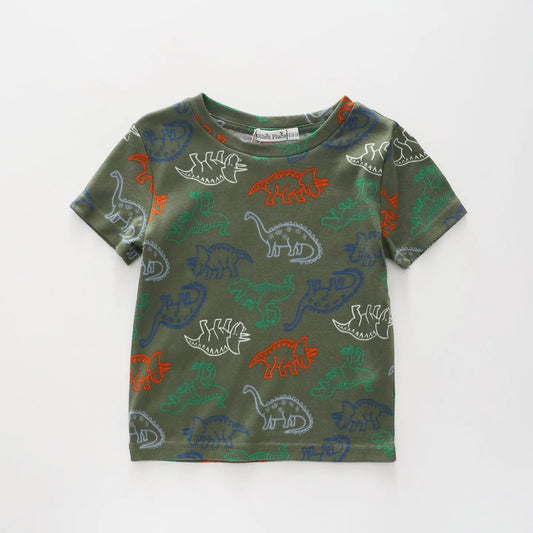 Boys Dinosaur Print Tee Ollies Place