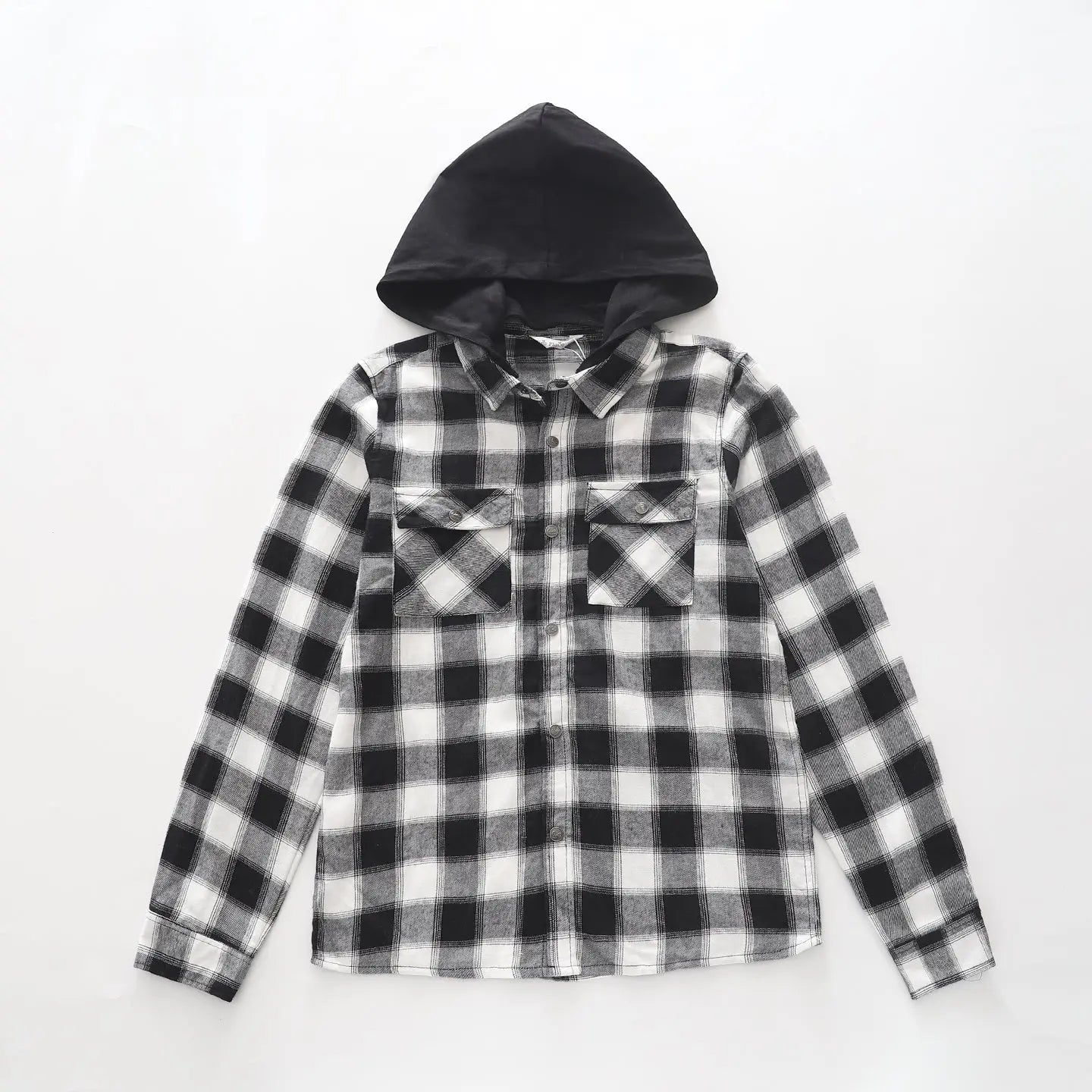 Boys Hooded Flannel Shirt Ollies Place