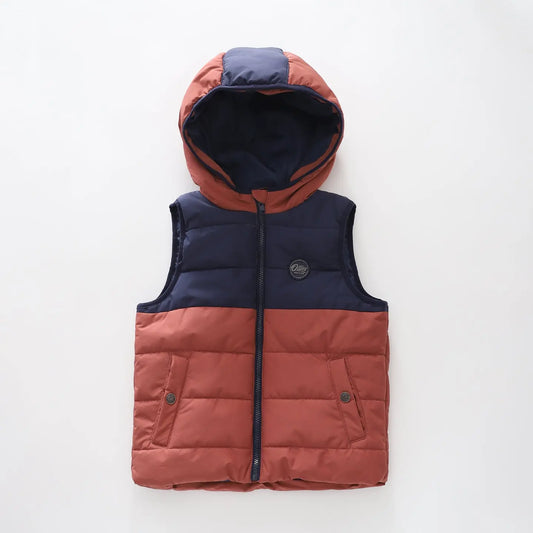 Boys Hooded Puffer Vest Ollies Place