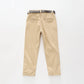 Boys Sand Chinos with Brown Belt Ollies Place
