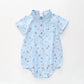 Boys Seaside Collared Romper Ollies Place