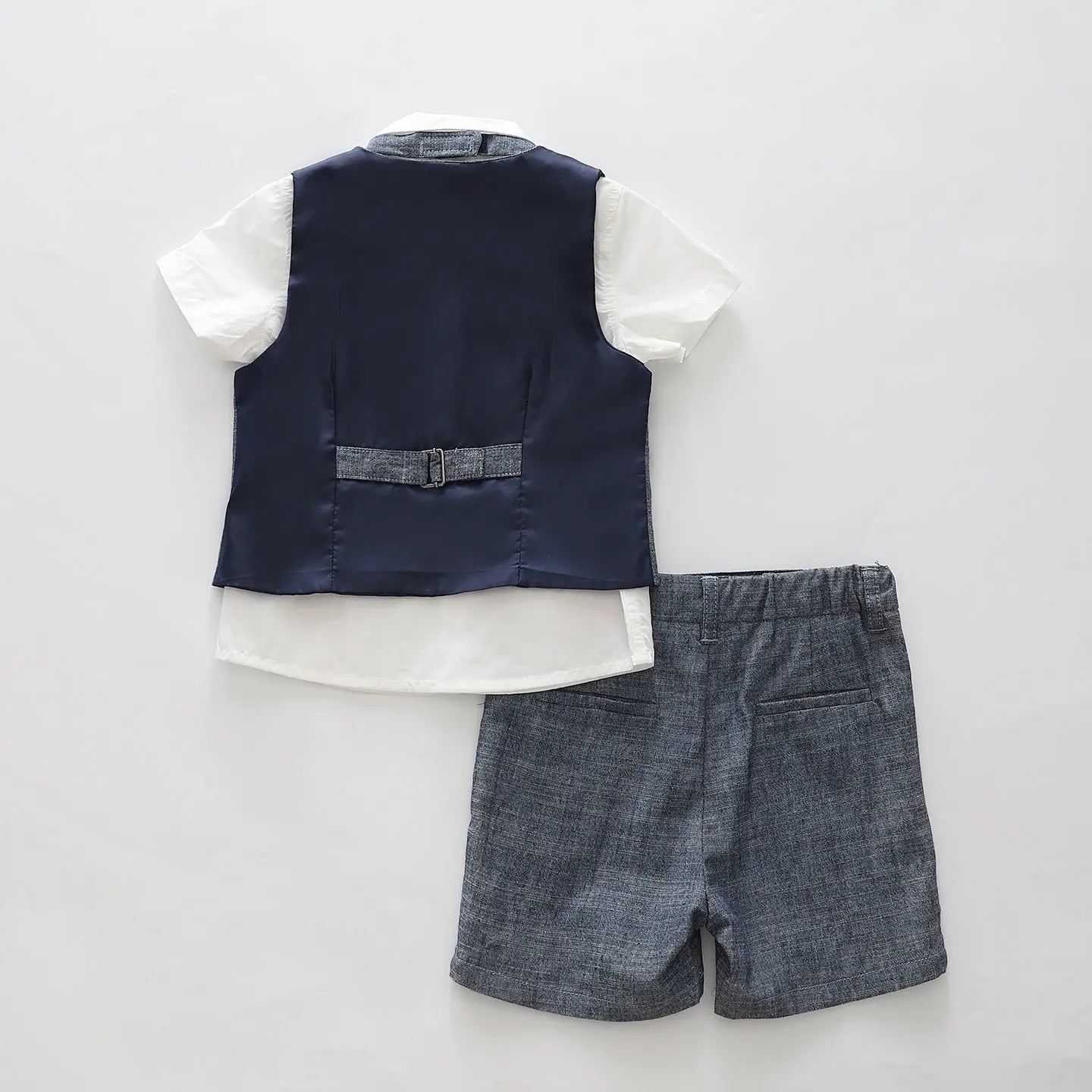 Boys Shirt, Waistcoat and Shorts Outfit Ollies Place