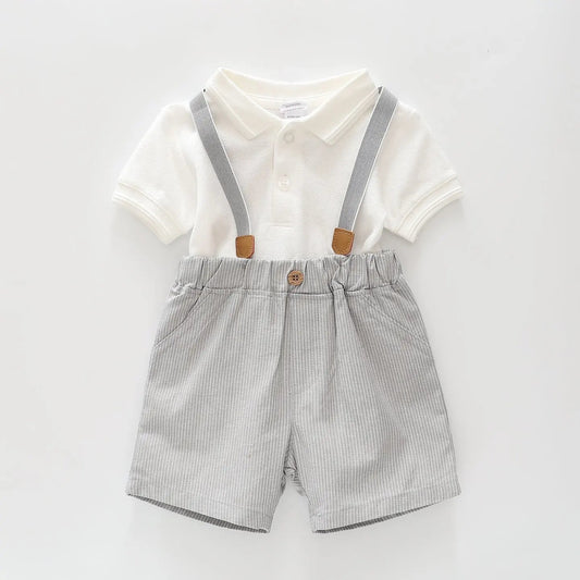 Boys Suspenders Outfit Set Ollies Place