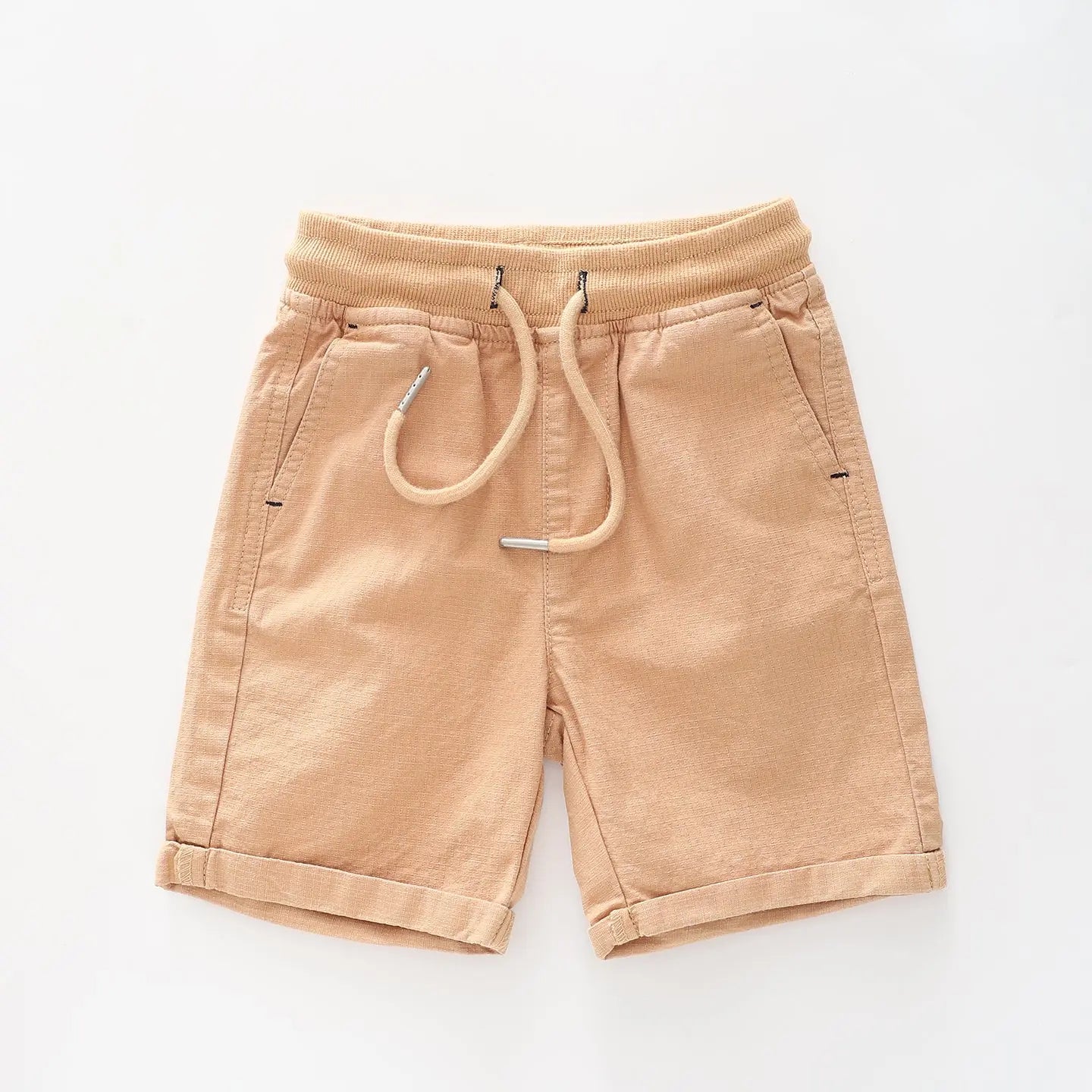 Boys Tan Textured Shorts Ollies Place