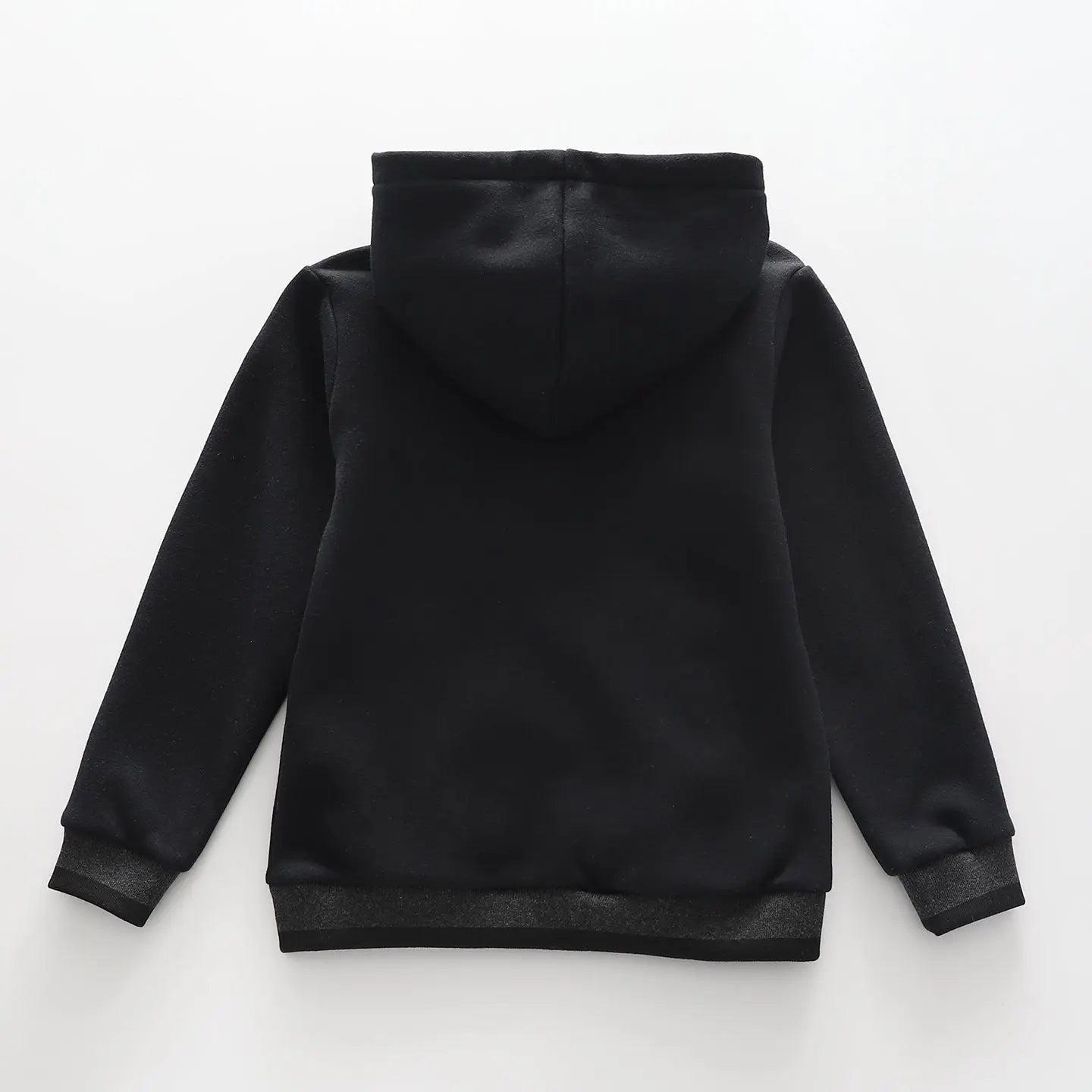 Boys' Black Zip Hoodie Jumper Ollies Place