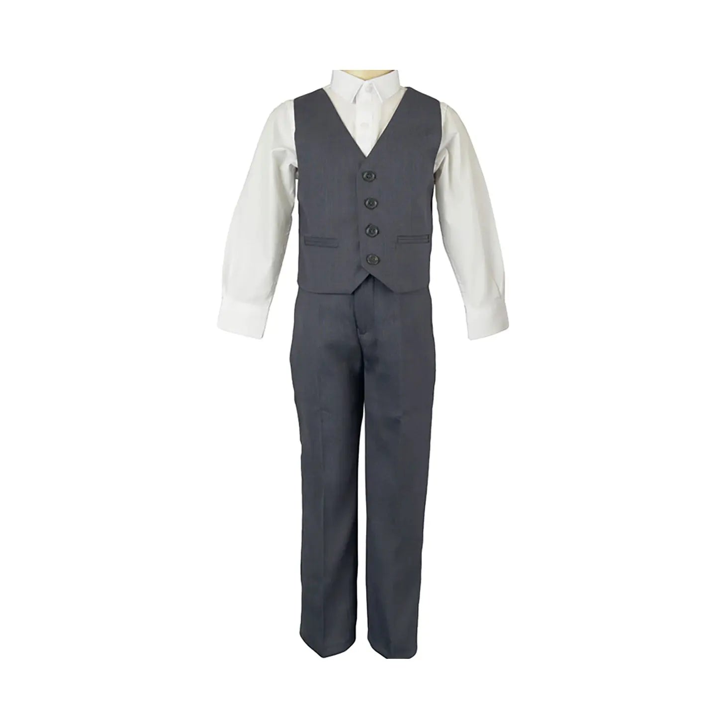 Boys' Formal Grey Suit, 3 Piece Set (size 6 months to 7 years) Ollies Place