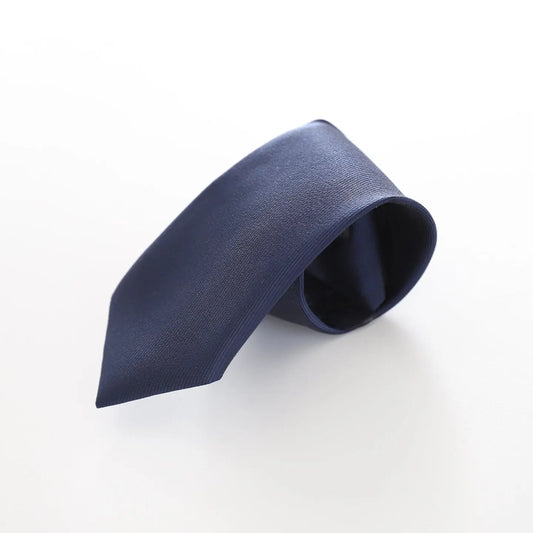 Boys' Formal Neck Tie - Navy Blue Ollies Place