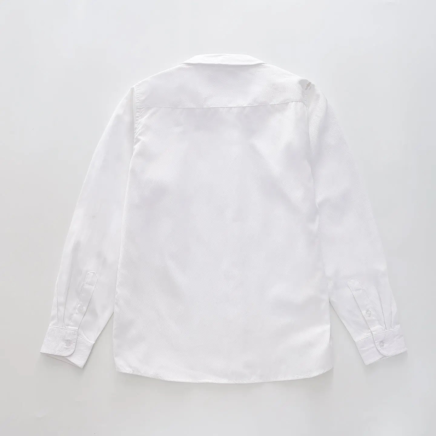 Boys' White Tweel Weave Button-Up Dress Shirt size 8 - 13 years Ollies Place