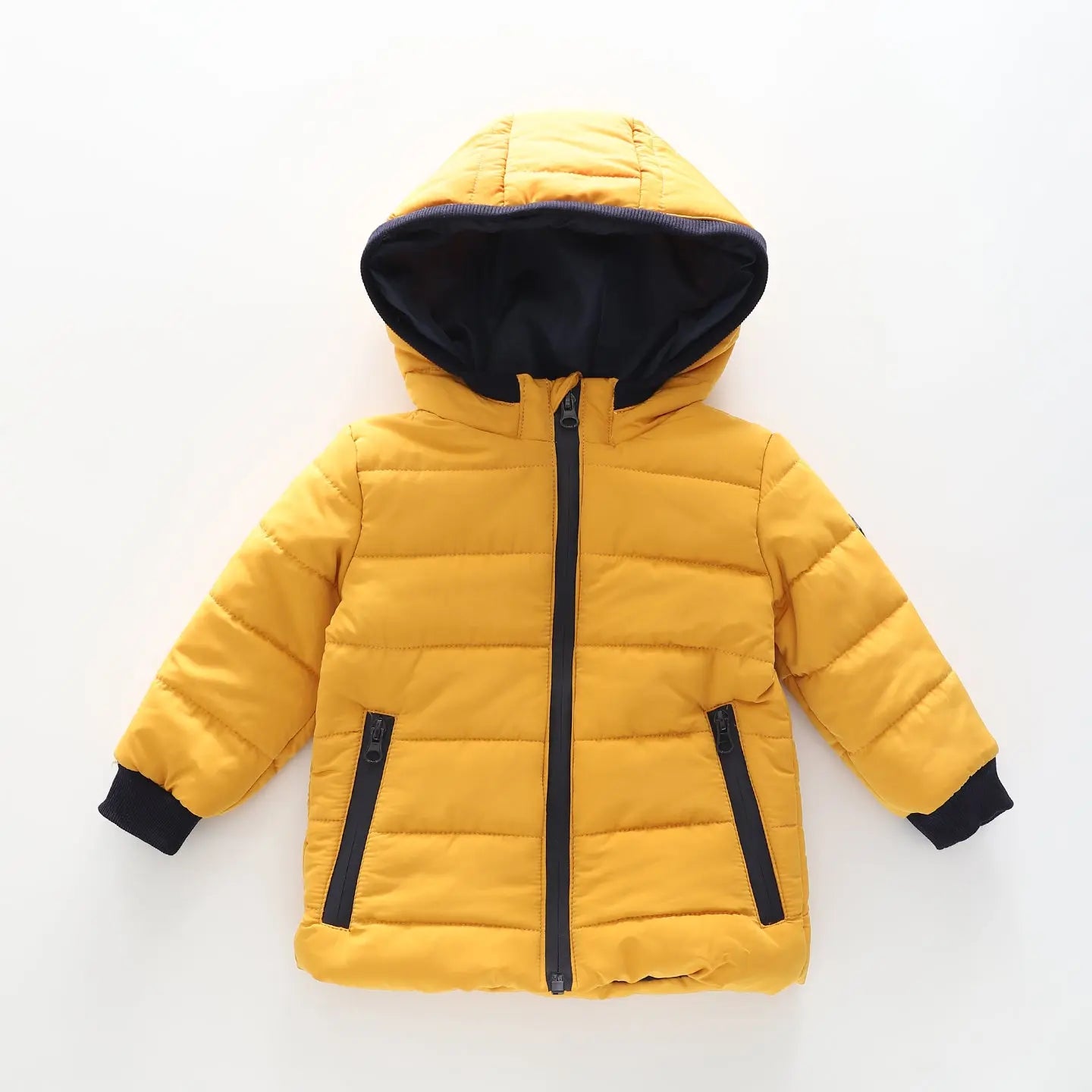 Boys' Yellow Puffer Jacket Ollies Place