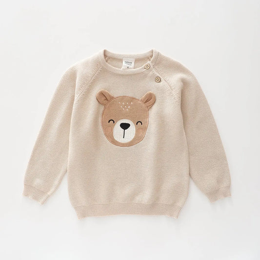 Brown Baby Bear Knit Jumper Ollies Place