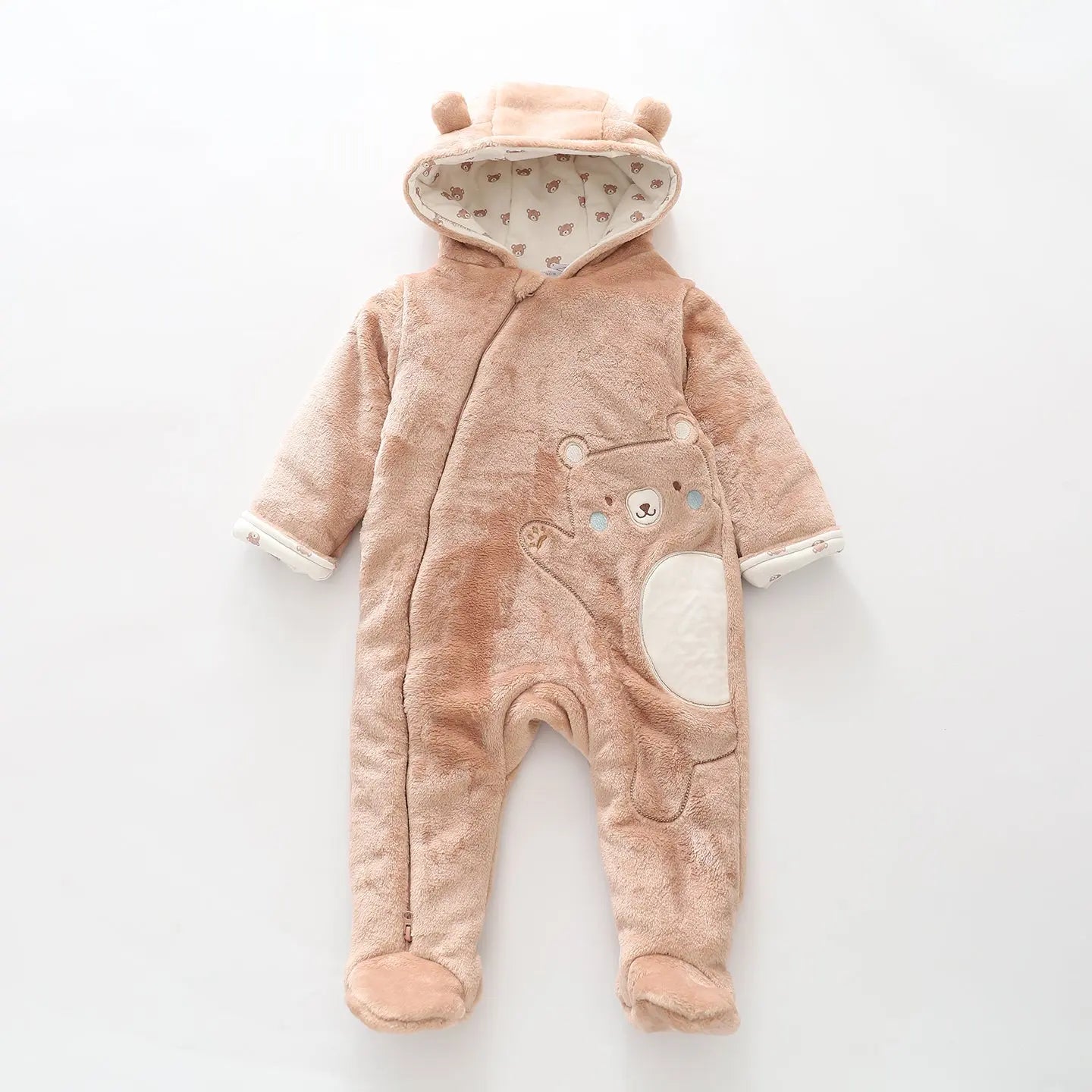 Brown Bear Pramsuit Ollies Place