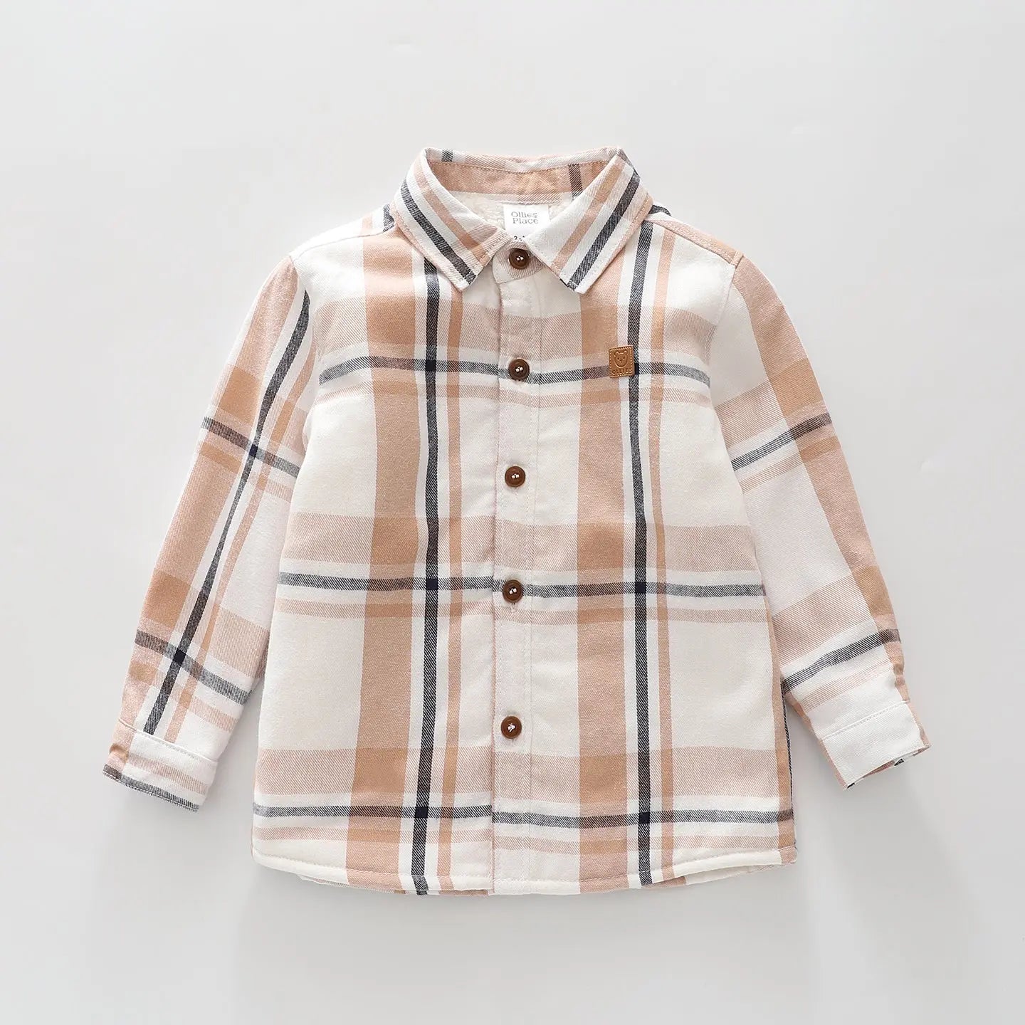 Brown Check Flanno Shacket Ollies Place