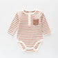 Brown Stripe Bodysuit Ollies Place