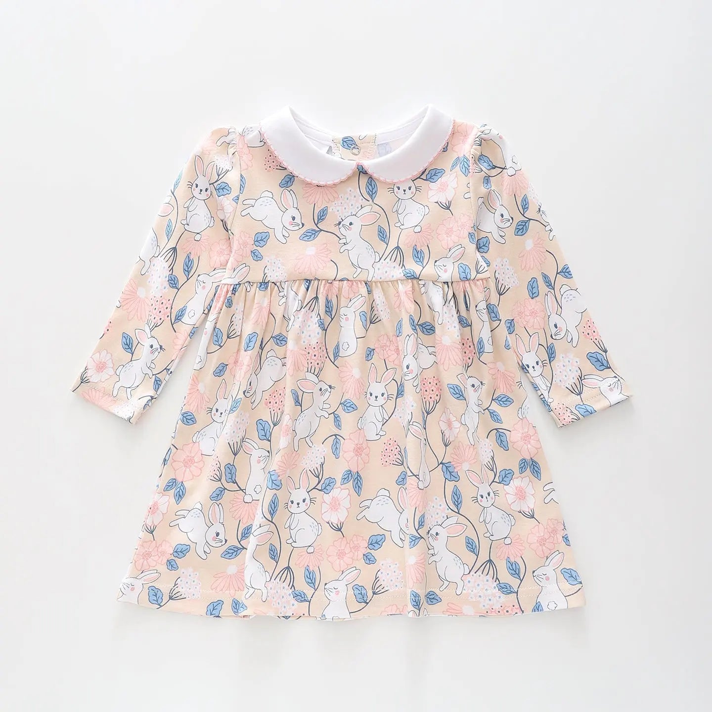 Bunny Meadow Print Dress Ollies Place