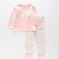 Bunny Print LS PJs Set Ollies Place