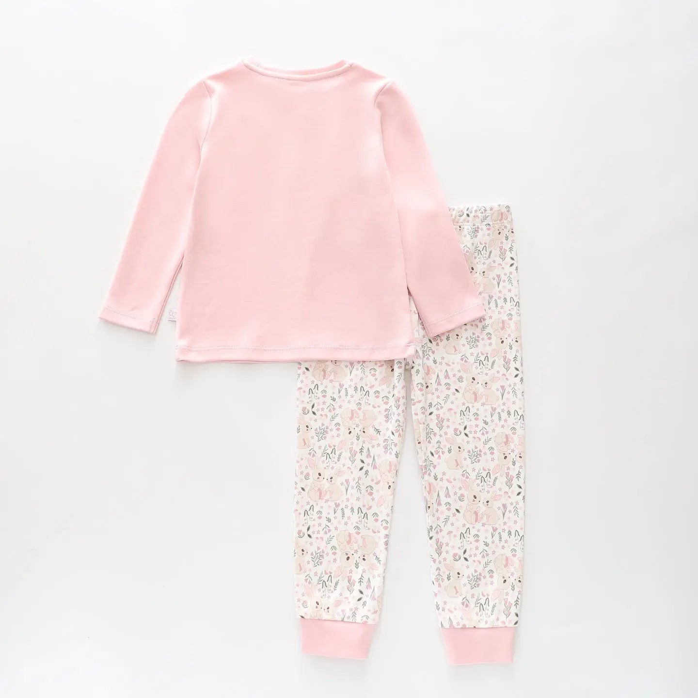 Bunny Print LS PJs Set Ollies Place