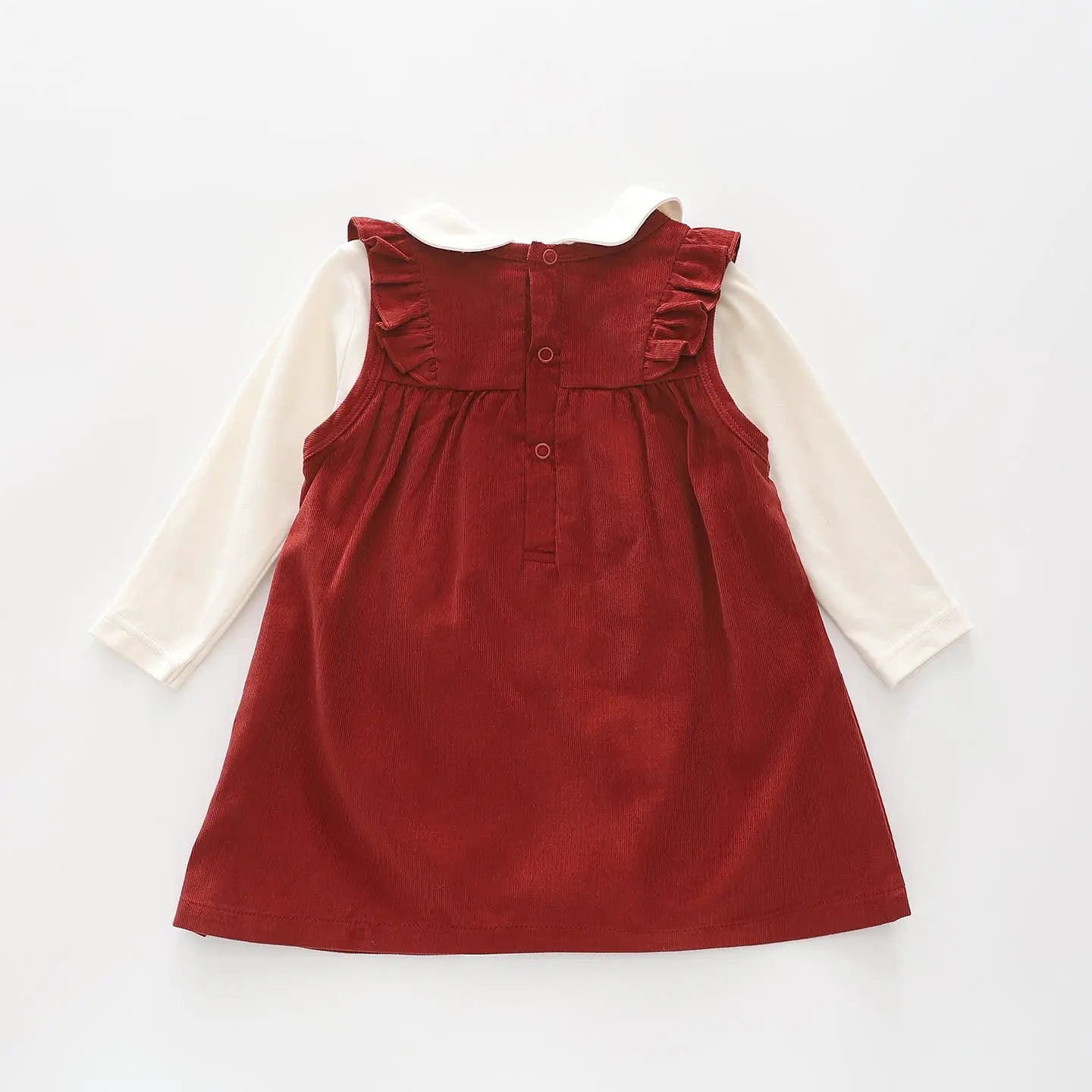 Burgundy Cord Dress Set Ollies Place