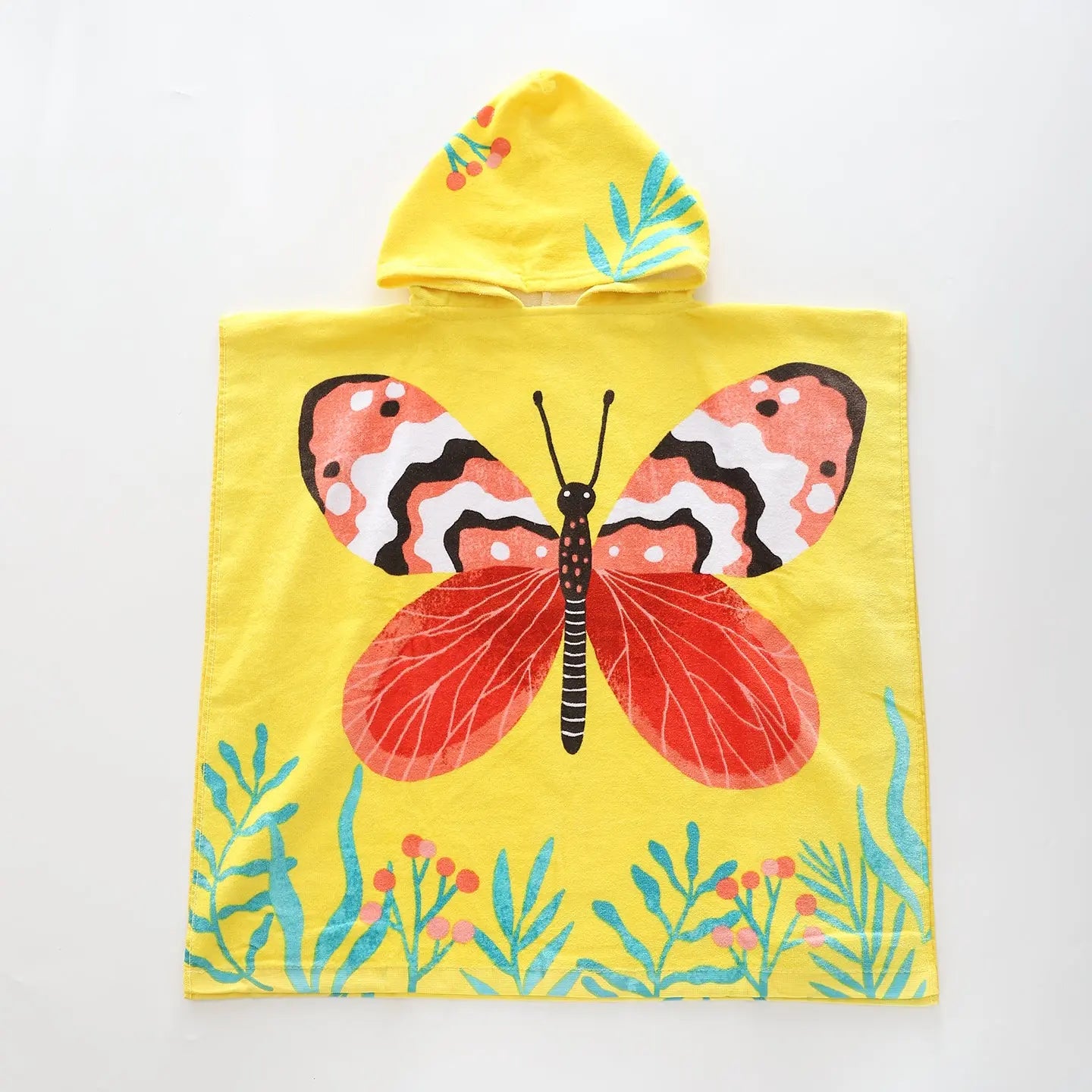 Butterfly Hooded Towel Ollies Place