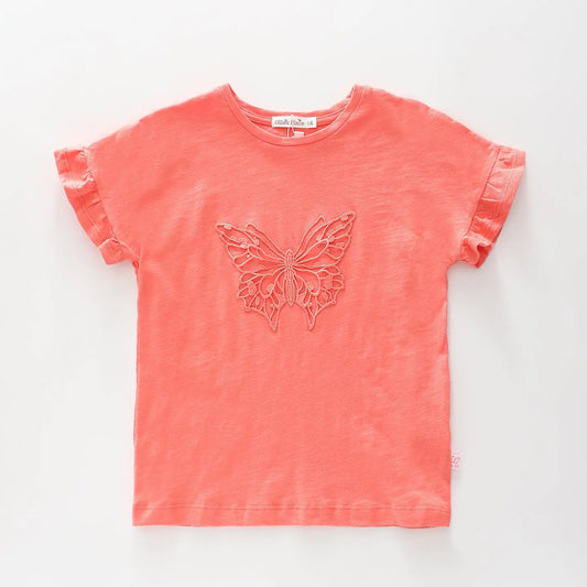 Butterfly Ruffle Tee Ollies Place