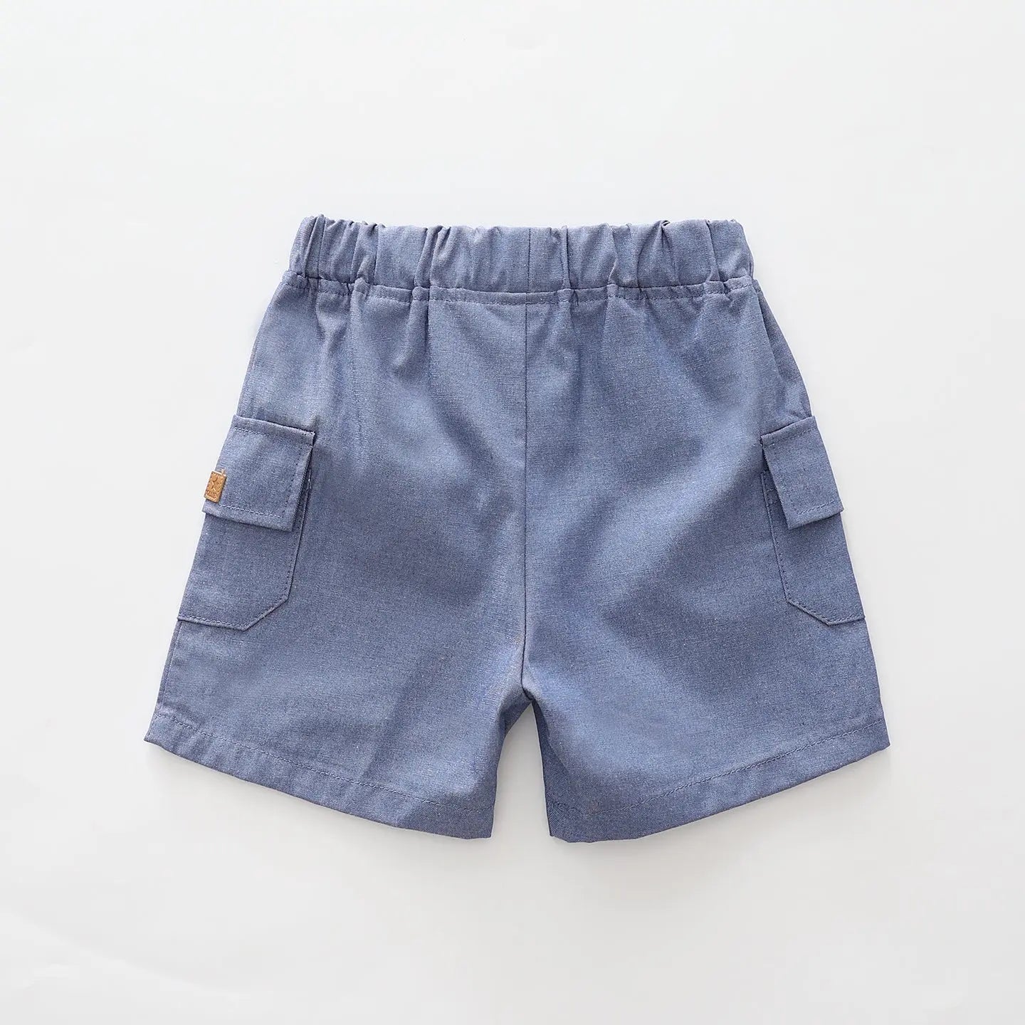 Cargo Pocket Chambray Shorts Ollies Place