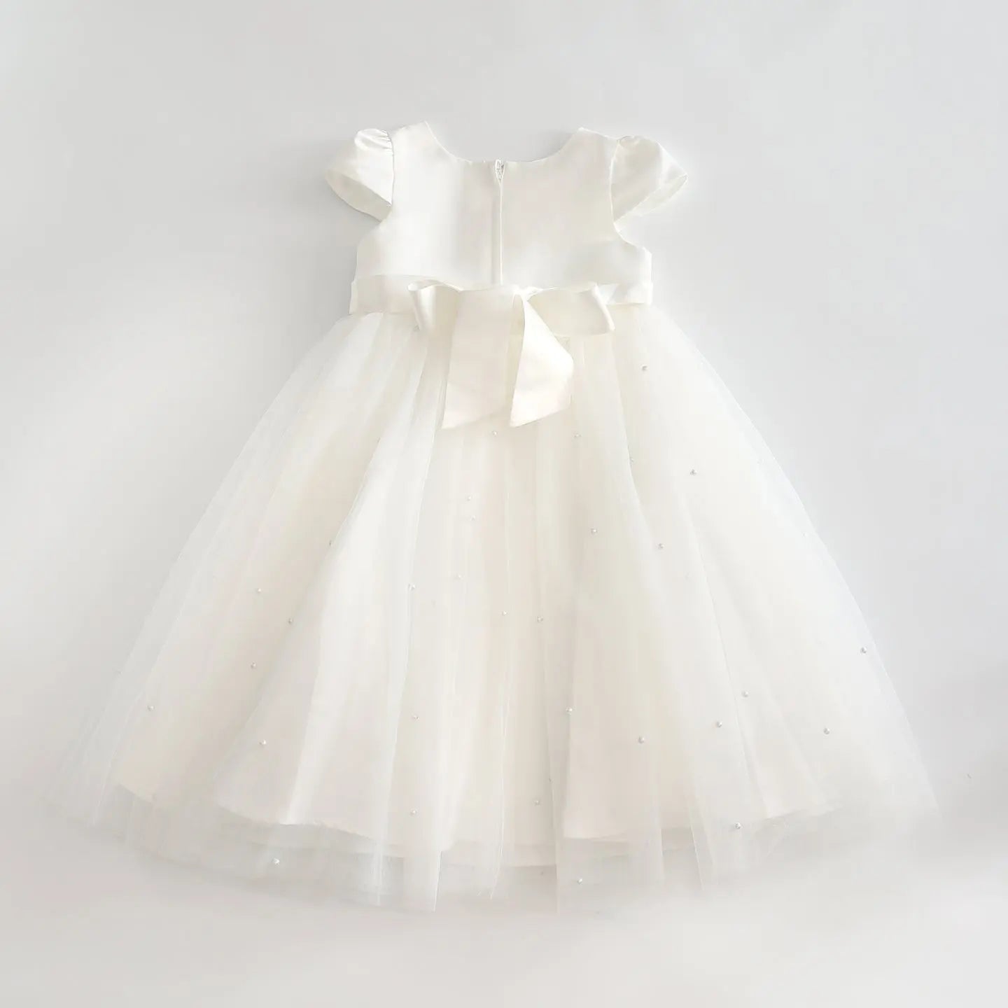 Celeste White Sequin Gown Ollies Place