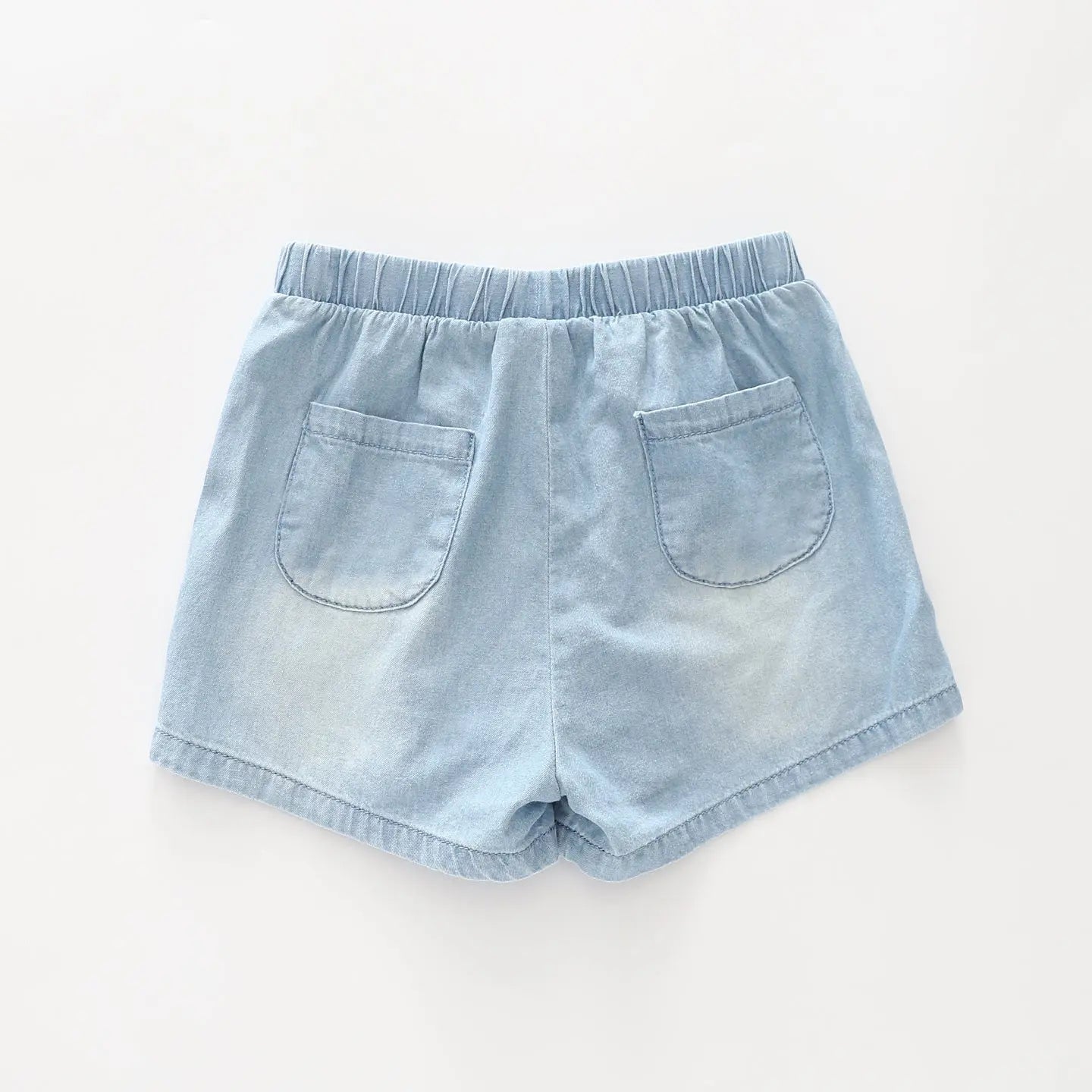 Chambray Daisy Shorts Ollies Place