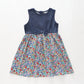 Chambray Flowers Dress Ollies Place