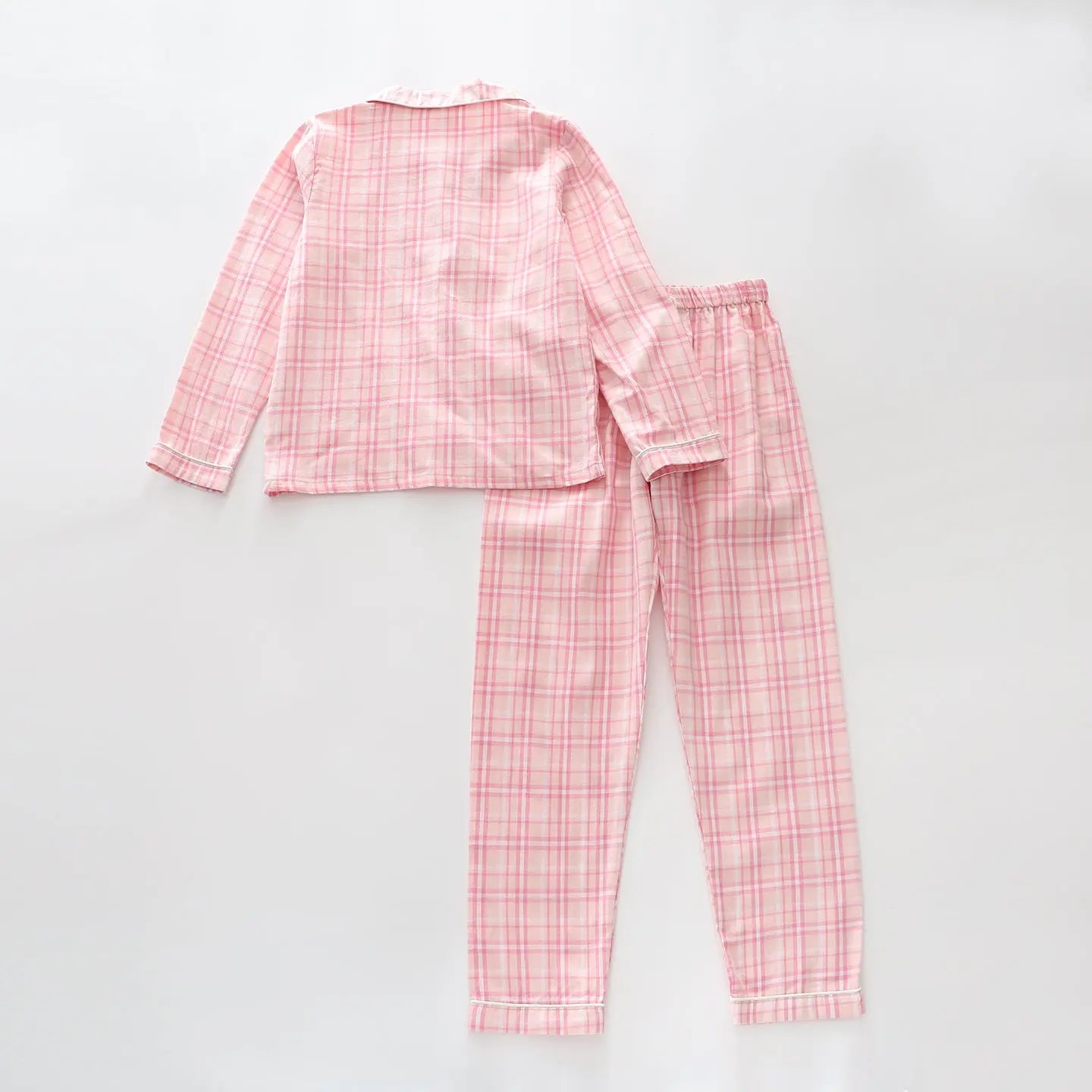 Check Flannellette Pyjama Set Ollies Place