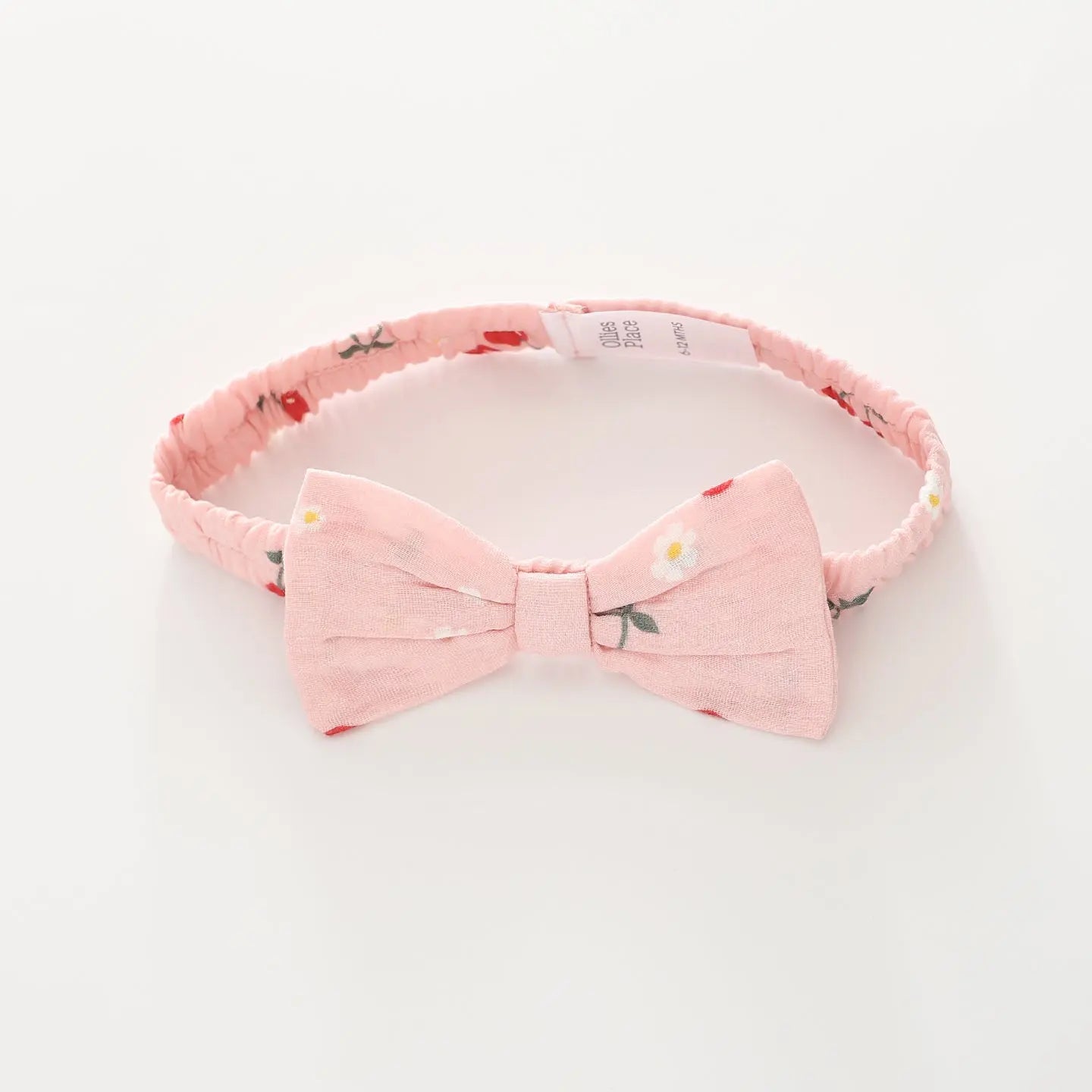 Cherry Bow Headband Ollies Place
