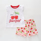 Cherry Print Pyjama Set Ollies Place