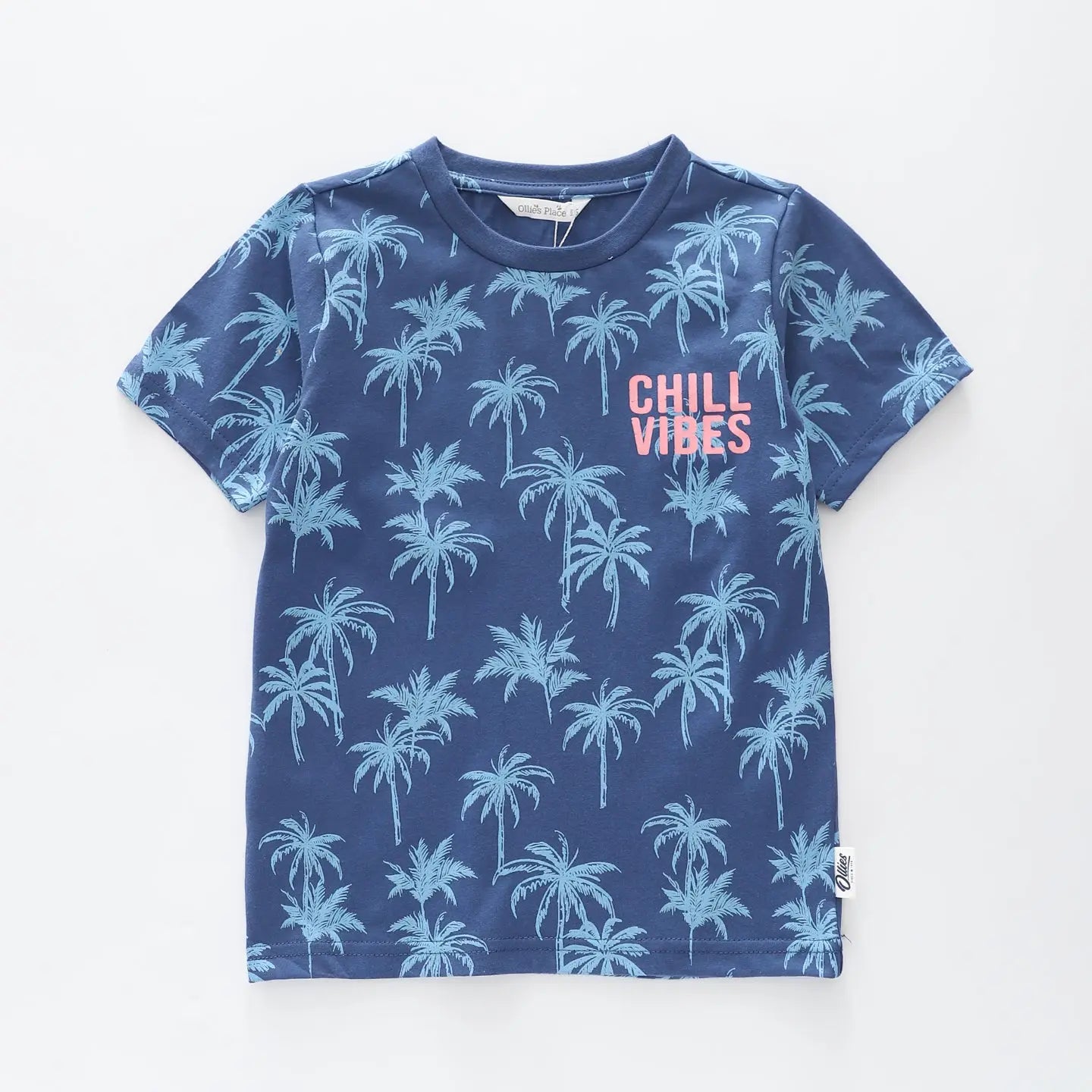 Chill Vibes Blue T-shirt Ollies Place