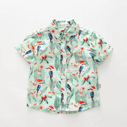 Christmas Kookaburra Baby Shirt Ollies Place