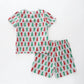 Christmas Tree Print Pyjama Set Ollies Place