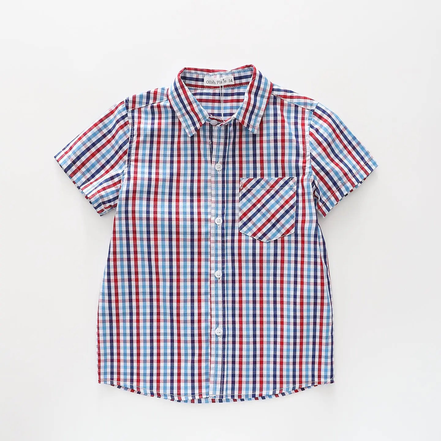 Classic Check Collared Shirt Ollies Place