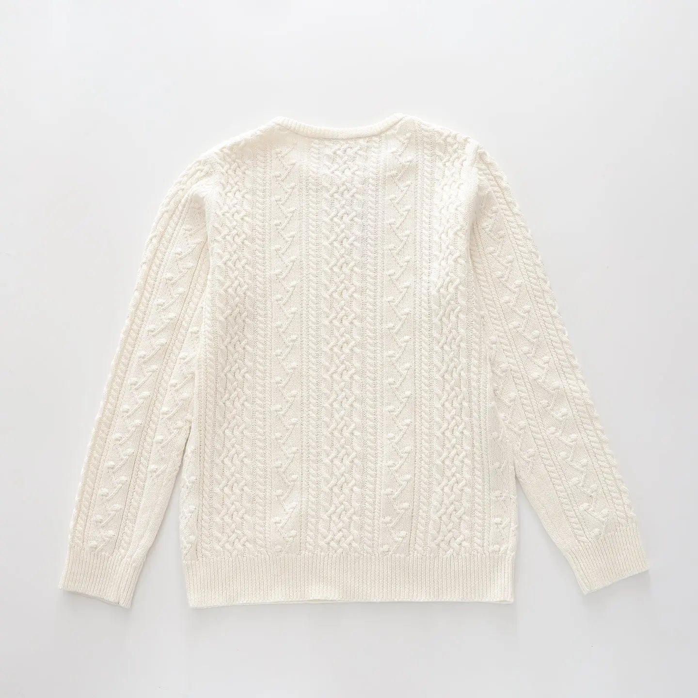 Classic Cream, Girls Knit Jumper Ollies Place