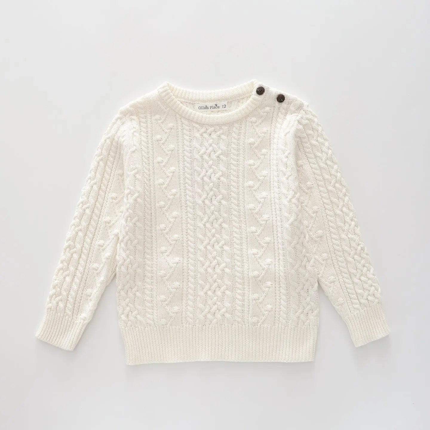 Classic Cream, Junior Girls Knit Jumper Ollies Place