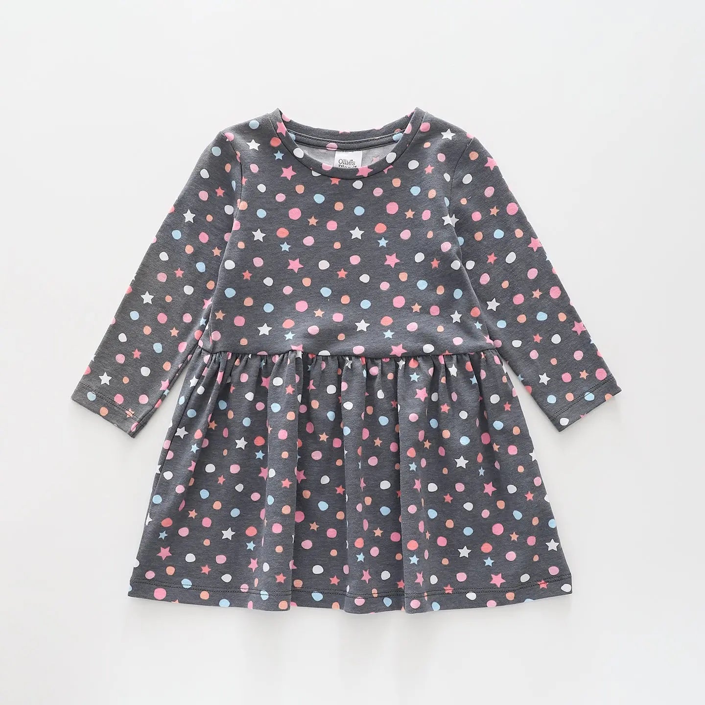 Confetti Stars Print Dress Ollies Place