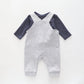 Cool Dude Dino, Baby Boys Overalls Set Ollies Place